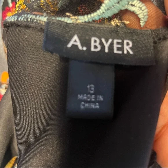 A. Byer Embroidered Club Dress - Picture 5 of 12